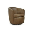 thumbnail image 3 of Signature Design by Ashley Kierreys 360 Degree Leather Upholstered Swivel Chair, Caramel, 3 of 7