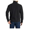 thumbnail image 4 of Mafoose Men's Open Cuffs Midweight Value Polyester Fleece Jacket Black X-Small, 4 of 6