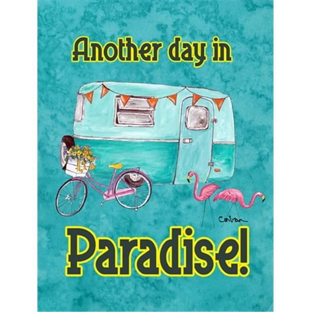 Carolines Treasures 8758CHF 28 x 40 in. Another Day in Paradise House Size Canvas Flag