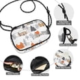thumbnail image 3 of FORMRS Mini Crossbody Bag for Women Adjustable Rope Shoulder Casual Phone Purse, Beige Snow Houses, 3 of 7