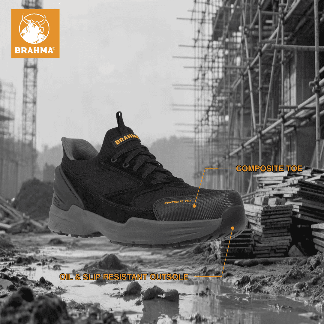 Brahma Men's Composite Toe Coil On Work Shoe