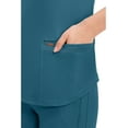 thumbnail image 5 of Cherokee Form Scrubs Top for Women V-Neck CK840, S, Caribbean Blue, 5 of 10