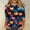 Multicolor#10, variant on Summer Tops for Women Viikei Womens Tops Long Sleeve Dressy,Women's 3/4-sleeve Crew Neck Pullover Casual Fashion Valentine's Day Print Top Multicolor XXXL