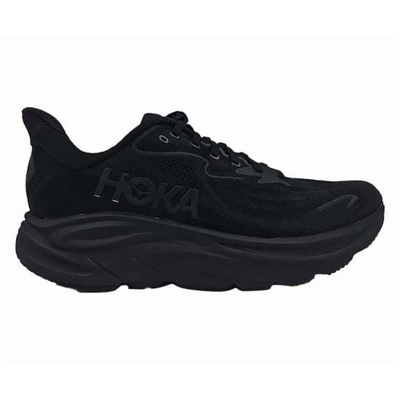 HOKA Clifton 10 Mens Shoes Size 8.5, Color: Black/Black