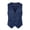 Royal Blue, variant on DISHAN Men Waistcoat Solid Color Single-breasted V Neck Sleeveless Spring Vest for Work