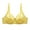 Yellow, variant on Womens Plus Bra Double Underwire Underwear