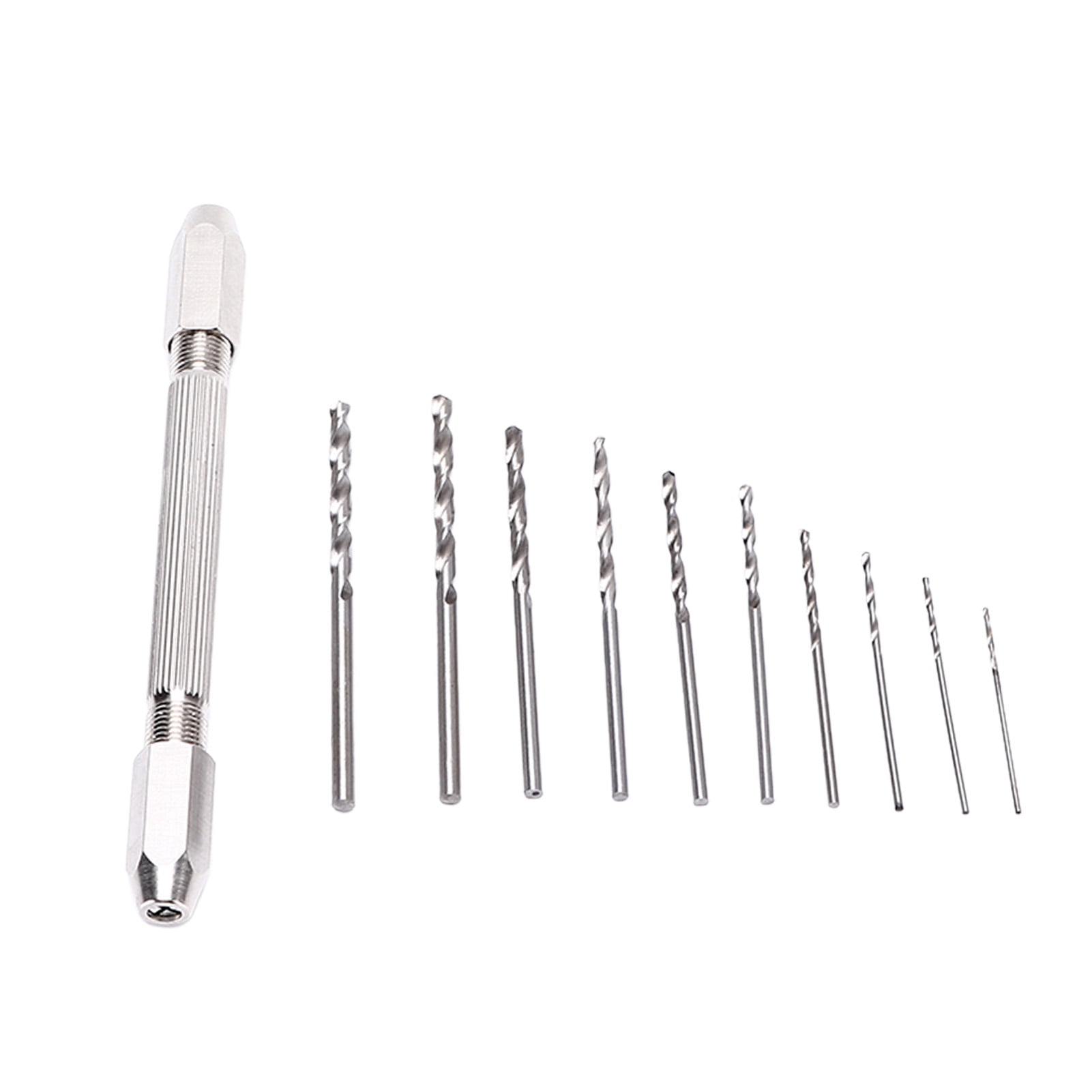 Ymiko Double Hand Drill Rust Proof Durable 2 Collet Design 3 Jaw Collet