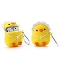 thumbnail image 2 of Funda Chick para Airpods Pro, Silicona Suave 3D Lindo Personaje Divertido con Llavero para Niños Adolescentes Niños Niñas - Amarillo-Amarillo- Sailing Electrónica, 2 of 5