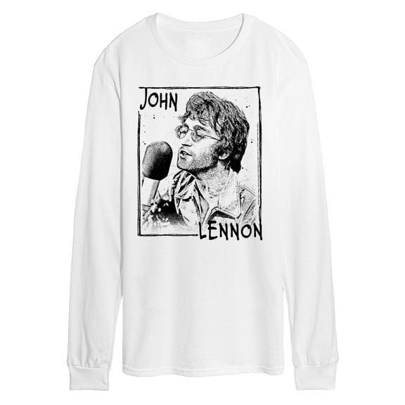 John Lennon - Lennon Sketch Long Sleeve Graphic T-Shirt