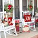 thumbnail image 5 of Juego de 4 fundas de almohada navideñas de 12 x 12 pulgadas, diseño de rayas, lunares, Papá Noel, muñeco de nieve, rojo, Ho Joy, invierno, vacaciones, granja, Navidad, cojines decorativos, funda de, 5 of 6