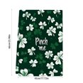 thumbnail image 3 of St. Patrick's Day Hand Towel Green Clover Print Kitchen Towel Dish Drying Towel Absorbent Polyester Fabric Irish Festival Decor Holiday Themed Towel for Kitchen Bathroom, 3 of 5