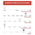 thumbnail image 4 of 8.5" x 11" Multipurpose Paper, 20 lbs., 96 Brightness, 500 Sheets/Ream, 8 Reams/Carton, 4 of 7