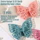 thumbnail image 3 of 2 pinzas para el pelo de mariposa extra grandes de 5,51 pulgadas, pinzas de mariposa para cabello grueso y fino, antideslizante, bonita pinza para el pelo mate, azul lago, rosa, 3 of 5
