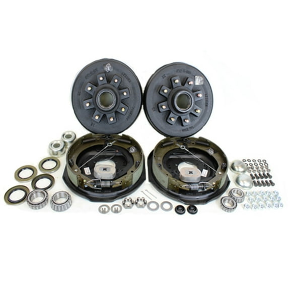 SOUTHWEST WHEEL 7,000 lbs. 9/16" Studs Trailer Axle Self Adjusting Electric Brake Kit