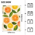 thumbnail image 2 of FORMRS 1-Subject Spiral Notebook 8" x 5" College Ruled 60 Refillable Sheet A5 Hard Cover, 2 Pack, Beige Citrus Leaves, 2 of 7