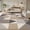 Brown&Gray, variant on MICGEEK 8x10 Washable Area Rugs for Living Room, Modern Geometric Printed Rug, Vacuum-Friendly, Non Slip Indoor Rug for Bedroom Dining Room Home Decor Carpet, Brown&Gray