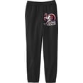 thumbnail image 3 of Thanksgiving Feathers & Tackles Turkey Football Player Adult Black Jogger Pants-Small, 3 of 4