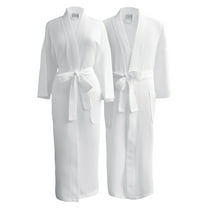 Luxor Linens Waffle Weave Bathrobes - Luxurious, Soft, Plush Durable Set of Robes