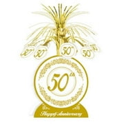 Beistle - - 50th Anniversary Centerpiece- Pack of 12