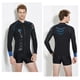 thumbnail image 5 of Traje de neopreno Top Tim Thermal Chaqueta Termal Traje de buceo Perrador solar Traje de surf Traje de baño para aeróbicos de agua Canógrata Surfing Kayak Negro 3xl 3mm Speravity OD003697-05, 5 of 7