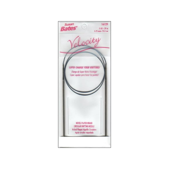 Velocity Circular Knitting Needles 29"-Size 5/3.75mm