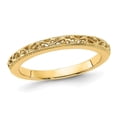 thumbnail image 1 of 14K Yellow Gold Filigree Wedding Ring Band, 1 of 4