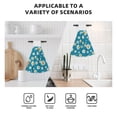 thumbnail image 4 of Kdxio Daisies Flowers Hand Towel with Loop Hanging Towel Absorbent Tie Towels for Kitchen Tea Bar Bathroom Decor, 4 of 7