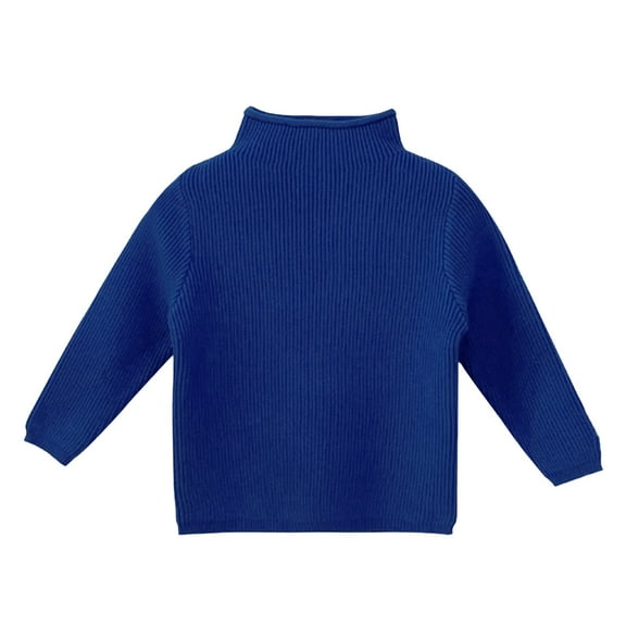SXcggal Toddler Children Boys Girls Ribbed Half Turtleneck Winter Sweater Base Sweater Solid Color Warm Beautiful Soft Girls Sweaters