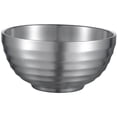 thumbnail image 4 of WHAMVOX  Restaurant Ramen Bowl Retro Style Bowls Soup with Lids Silver, 4 of 8