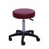 Sivan Health and Fitness Pneumatic Rolling Adjustable Medical/Massage Stool, Burgundy; Pack of 2