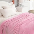 thumbnail image 2 of Solid Color Facecloth Blanket Thickened Double-Sided Fleece Bed Sheet Office Nap, 2 of 5