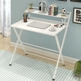 thumbnail image 1 of Mohdy Home Office Desk/Bedroom Desktop Computer Desk (80Cm,Warm White),Computer Desk Modern Sturdy Office Desk Writing Study Desk Laptop Notebook Table,Material:High Quality, 1 of 2
