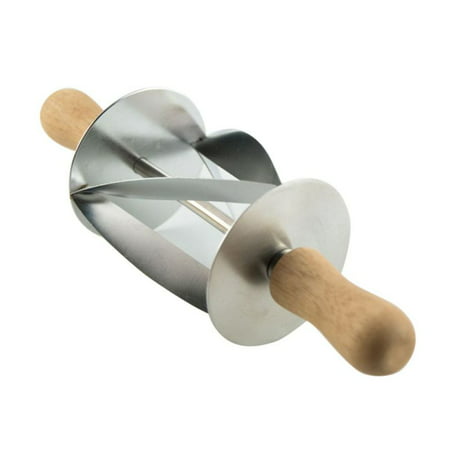 Stainless Steel Croissant Rolling Cutter Bread Dough Pastry Maker Kitchen