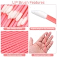 thumbnail image 5 of 100PCS Glitter Crystal Lip Brush, Disposable Lip Brushes, Lip Gloss Applicators,Lip Gloss Wands Applicator Perfect Makeup Tool Kits, 5 of 17