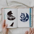 thumbnail image 4 of 1set Wolf Carbon Steel Cutting Dies Stencils for Scrapbooking Photo Album Decorative Embossing Paper Card Wolf 115~120x110x0.8mm 2pcs/set, 4 of 8