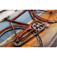 thumbnail image 2 of Art Mural en Métal 3D - Bicyclette Rouge C0122, 2 of 2
