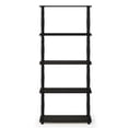 thumbnail image 3 of Shelf Furinno Turn-Tube, 5 niveles, multiusos, espresso, color negro, 3 of 5