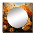 thumbnail image 2 of Designart "A Melody of Gold The Marigold s Beauty I" Floral Square Mirror For Wall Decor - Large Gold Square Printed Wall Mirror Art - Square Traditional Mirror - Wall Mounted Square Large Mirror, 2 of 5