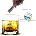 thumbnail image 2 of Cubo de hielo de acero inoxidable 304, juego de sarro de hielo de congelación rápida, bola de hielo de metal de 27mm, barra de hielo para whisky y vino tinto, 2 of 5