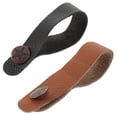 thumbnail image 5 of Hytrove Guitar Neck Strap Button Brown 2Pcs 8.06X0.90X0.08in, 5 of 8