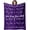 God Says Violet, variant on DAJU Bible Blanket Christian Sympathy Blanket Inspirational Gifts Religious Gifts for Men Jesus Christ God Say You are Blessed Soft Throw Blanket for Praying Faith Man(60*80inch)