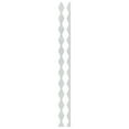 thumbnail image 6 of Ekena Millwork 47"H x 1/8"T Casablanca Adjustable Acrylic Decorative Slat Wall Panel Kit, White (contains 30 Slats + 1 Straight Edge Starter Slat), 6 of 11