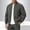 Gray, variant on Men's Casual Jacket Thin Sports Multi Pocket Zip Up Hoodless Long Sleeve Nylon Solid Color Outdoor Coat for Winter Summer Daily Commute Party Mens Fashion