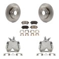 thumbnail image 1 of Transit Auto Rear Disc Brake Caliper Rotors and Semi-Metallic Pads Kit for Car 2014-2015 Chevrolet Malibu 2.0L with Turbocharged with 17" Factory Wheels KC8-100441P, 1 of 11