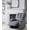Gray, variant on Acekid Oversized Power Recliner Chair 360°Swivel Lazy Recliner with Heat and Massage,Faux Leather Rocking Chair with 1.5X Sponge Filling & Cup Holder for Living Room,Bedroom