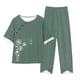 thumbnail image 1 of Conjunto Corto para las Mujeres Casual Deportivo Traje de Deporte Sudadera Y Pantalones de Dos Piezas, 1 of 3