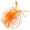 Orange, variant on Liuchenyi Tea Party Hats for Women Fascinators Hat Flower Mesh Ribbons Feathers On A Headband and A Clip Tea Party Headwear for Women Beige