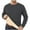 Dark Gray, variant on MOJOGO Men's Solid Color Sweatshirts Long Sleeve Crewneck Pullover Tops Basic Fleece Lined Shirt with Pockets Khaki L