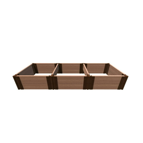TOOL-FREE CLASSIC SIENNA 2' X 6' X 11" RAISED GARDEN BED - 1" PROFILE