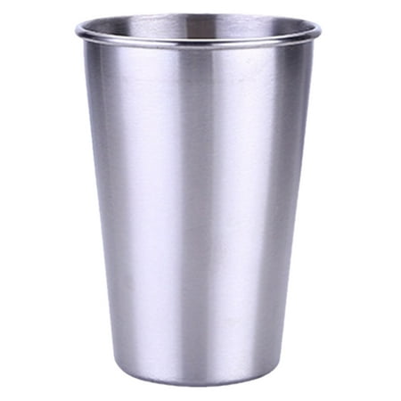 

MIARHB Stainless Steel Cups Metal Drinking Tumblers Unbreakable Light Drinking Cups